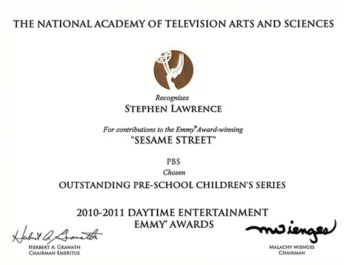 2011-Emmy-Certificate